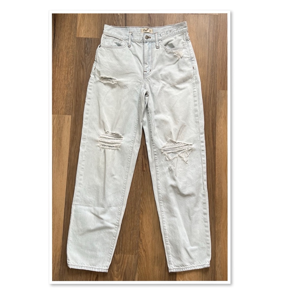 Madewell The Slouchy Distressed Boy Jean